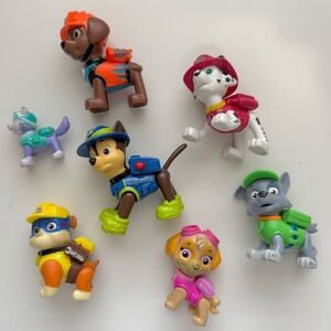 Paw Patrol-Inspired Kids Toy Figure Set - Multicolor